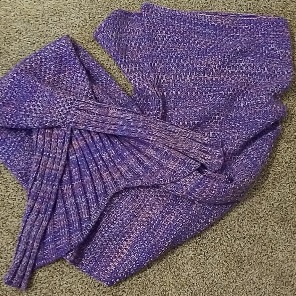 Mermaid tail blanket
